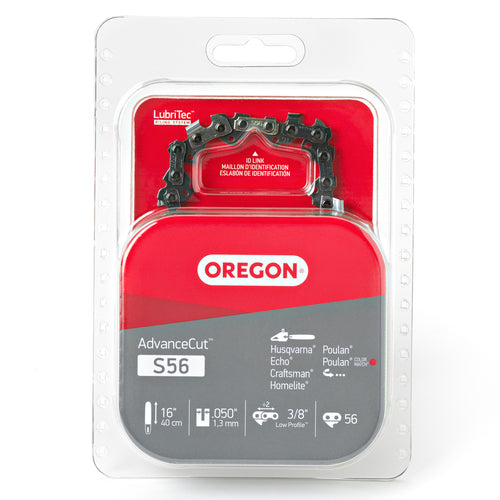 Oregon S56 Chainsaw Chain 16" 3/8 LP .050" 56 DL Genuine Made In USA