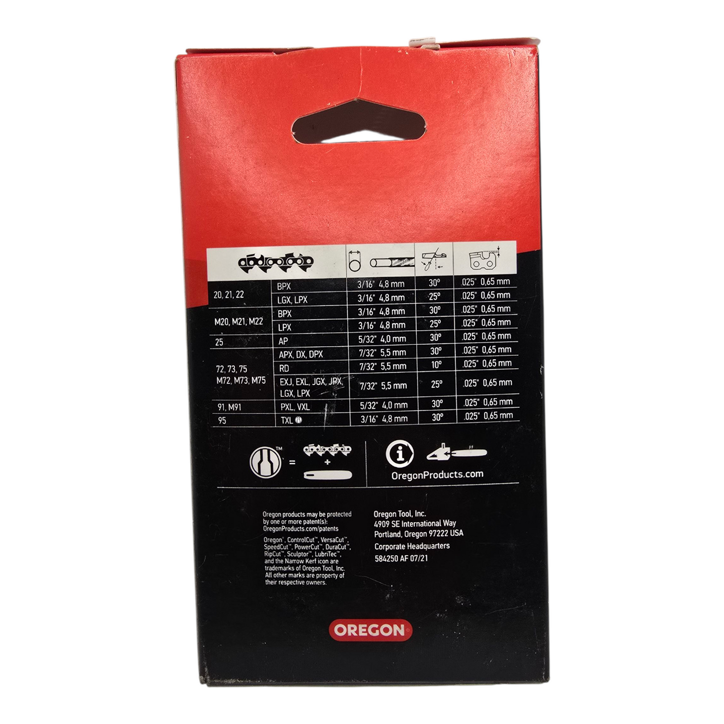 Oregon 75EXL066 Chainsaw Chain 3/8" .063" 66DL Genuine
