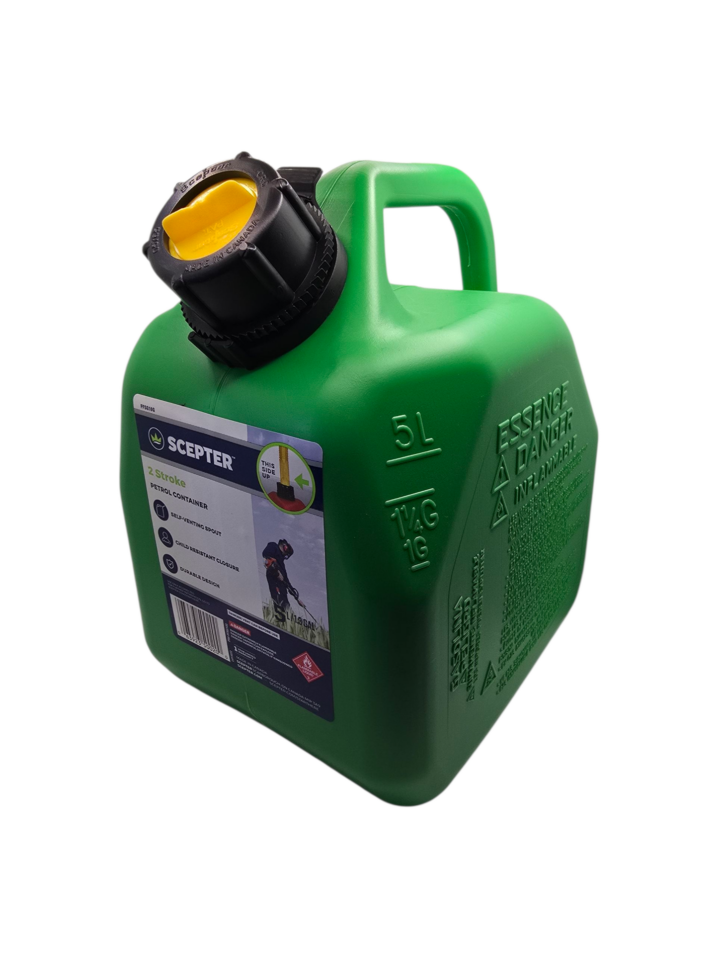 5L Scepter 2 Stroke/Green Fuel Jerry Can