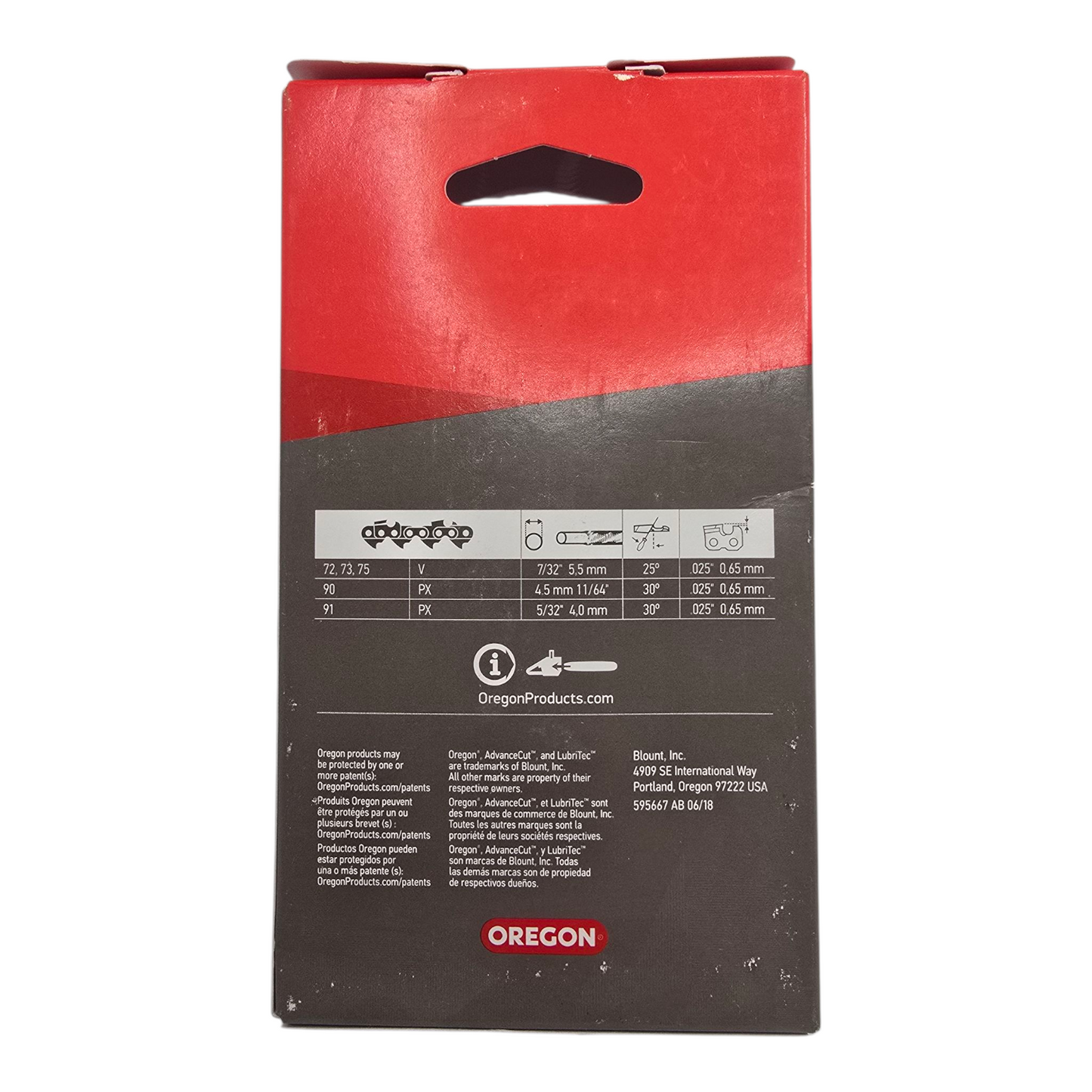 Oregon 90PXO55 Chainsaw Chain 3/8LP" .043" 55 DL Genuine