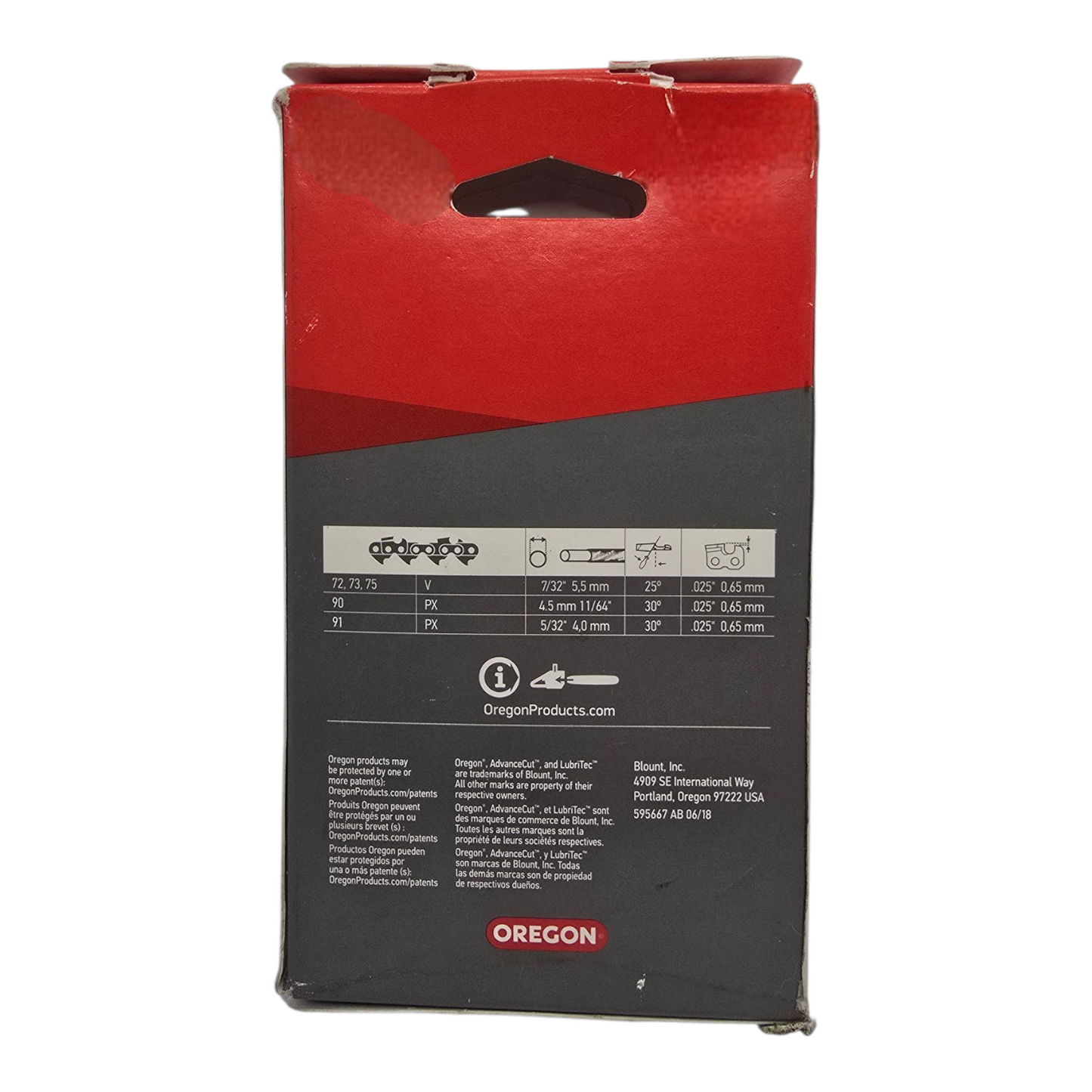 Oregon 91PX045 Chainsaw Chain 3/8LP" .050" 45DL Genuine