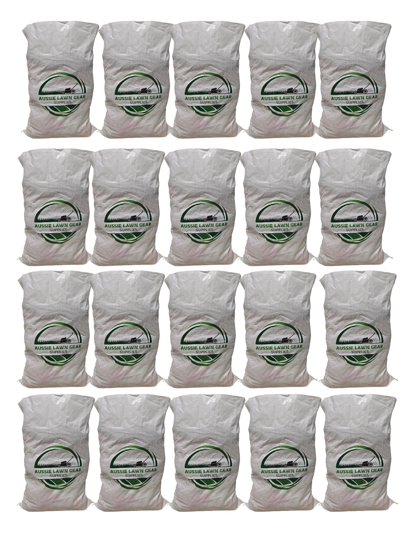20x Large Polypropylene Woven Grass Clippings Lawn Leaf Garden Waste Chaff Bags