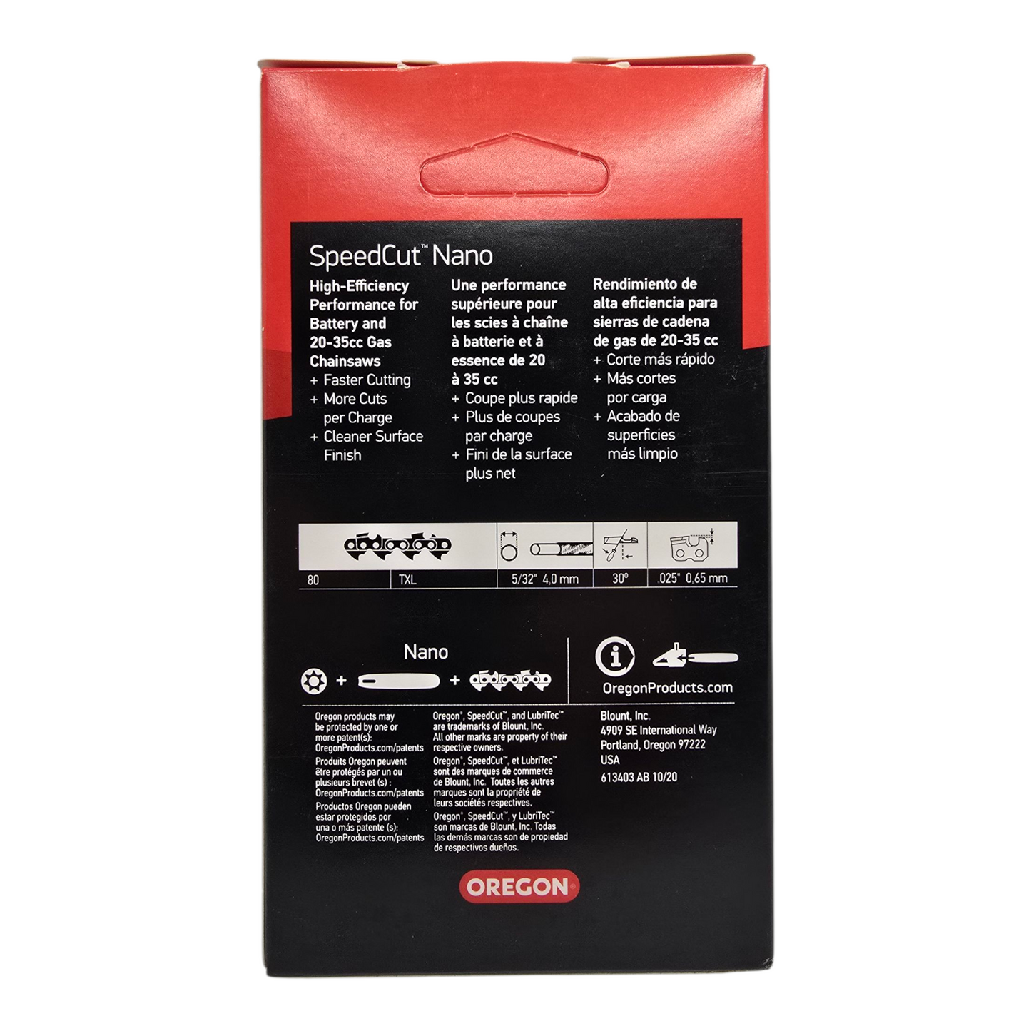 Oregon 80TXL059 Chainsaw Chain .325LP" .043" 59DL Genuine