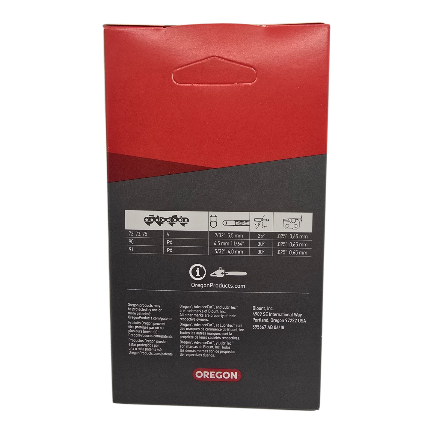 Oregon 91PX056 Chainsaw Chain 3/8LP" .050" 57DL Genuine