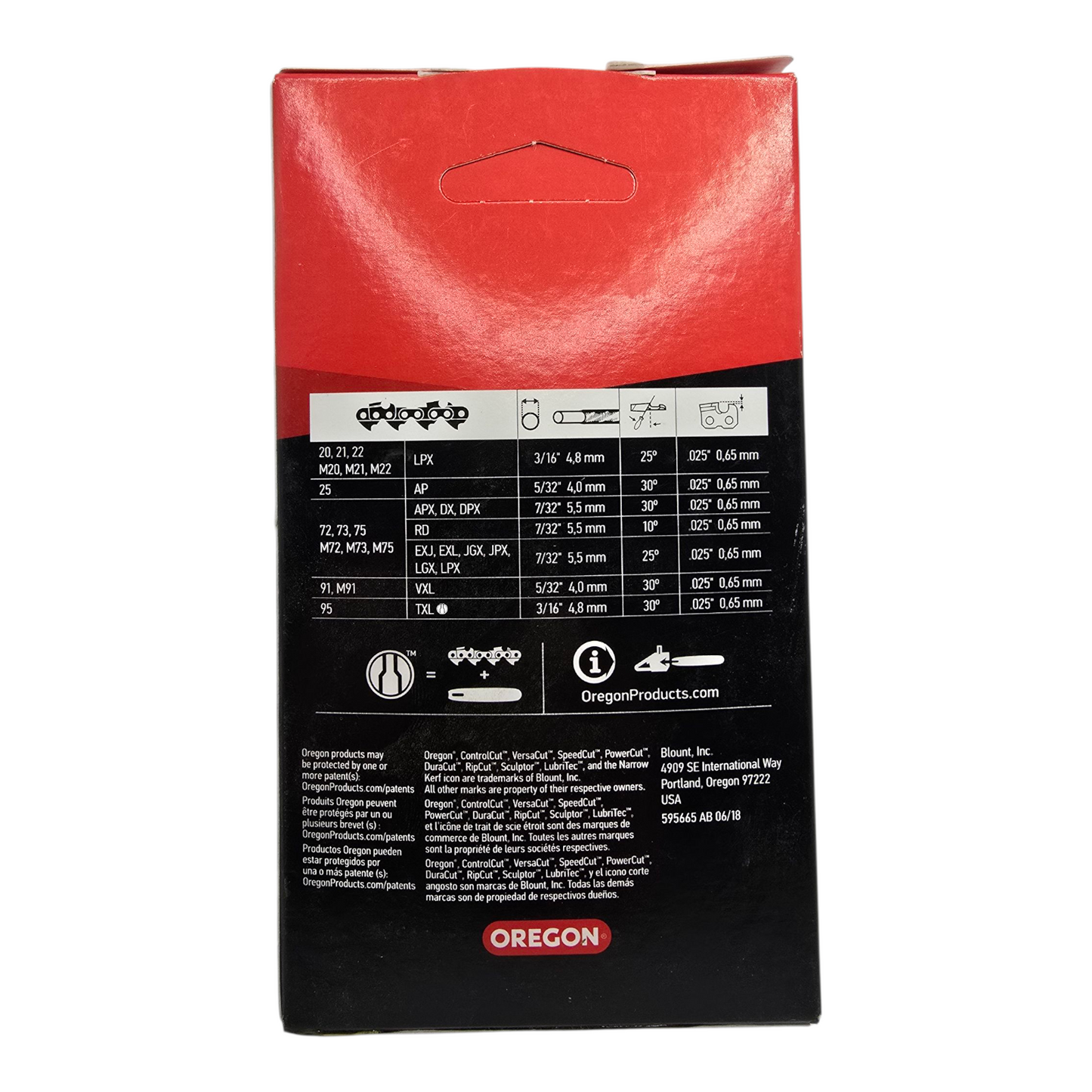 Oregon 91VXL052 Chainsaw Chain 3/8LP" .050" 52DL Genuine