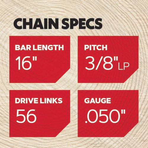 Oregon S56 Chainsaw Chain 16" 3/8 LP .050" 56 DL Genuine Made In USA