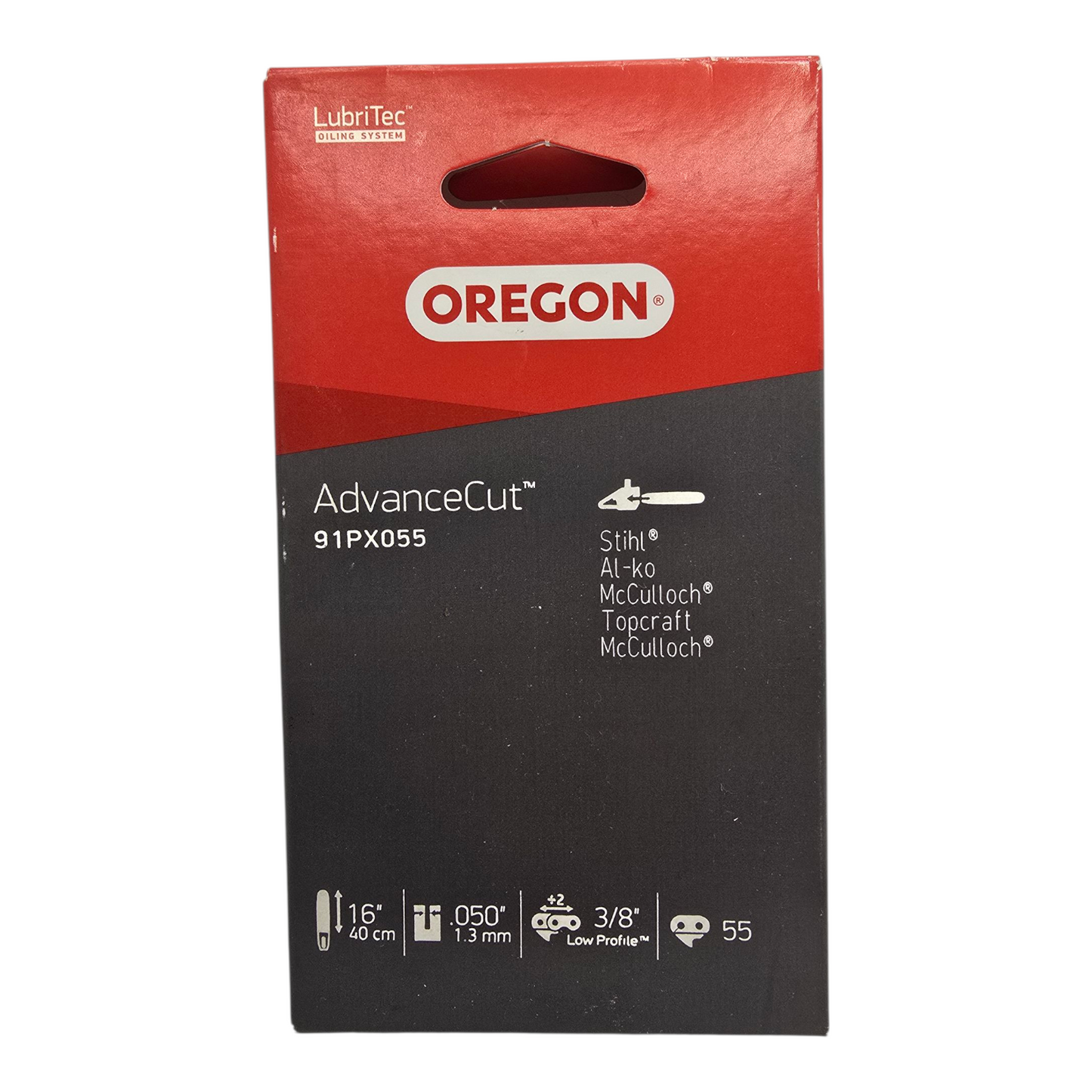 Oregon 91PX055 Chainsaw Chain 3/8LP" .050" 55DL Genuine