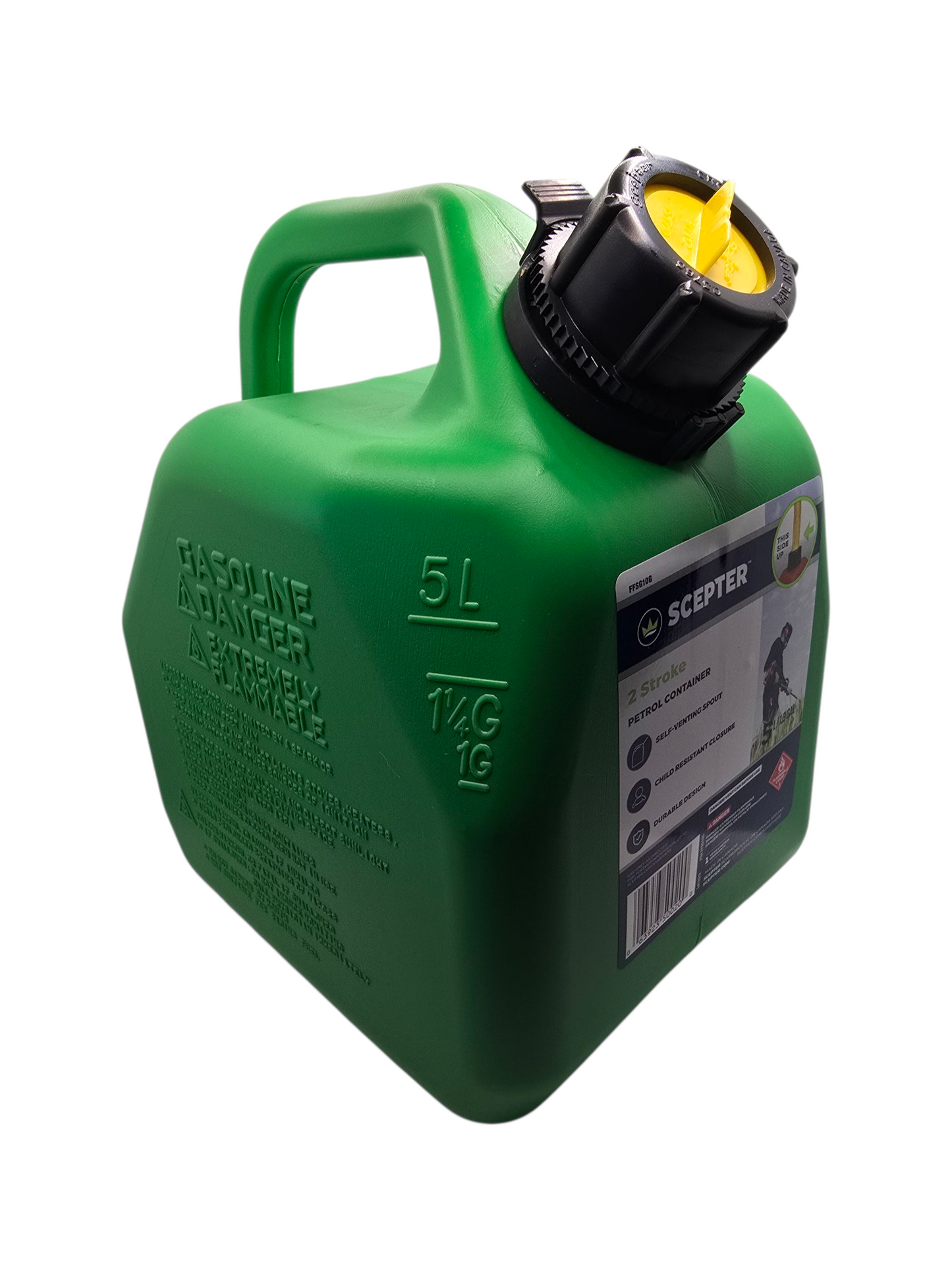 5L Scepter 2 Stroke/Green Fuel Jerry Can