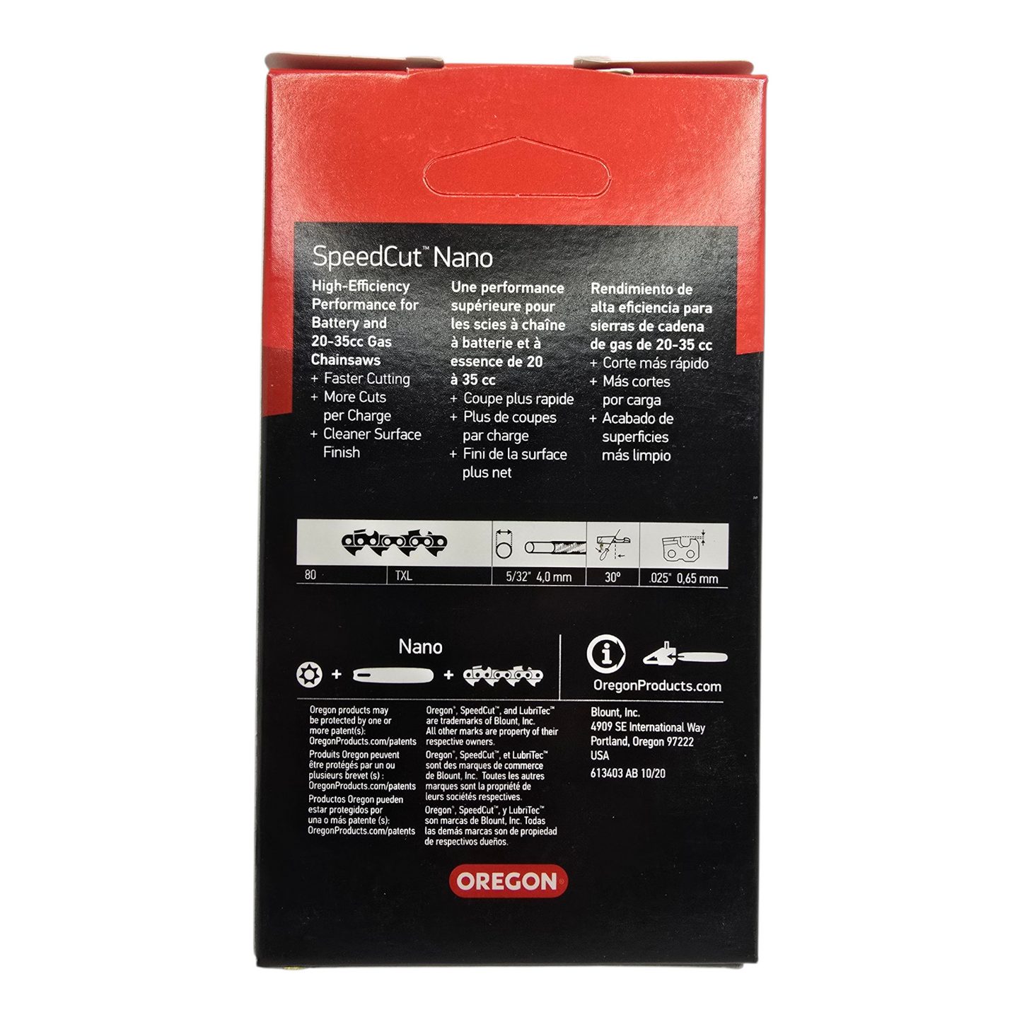 Oregon 80TXL051 Chainsaw Chain .325LP"  .043" 51DL Genuine