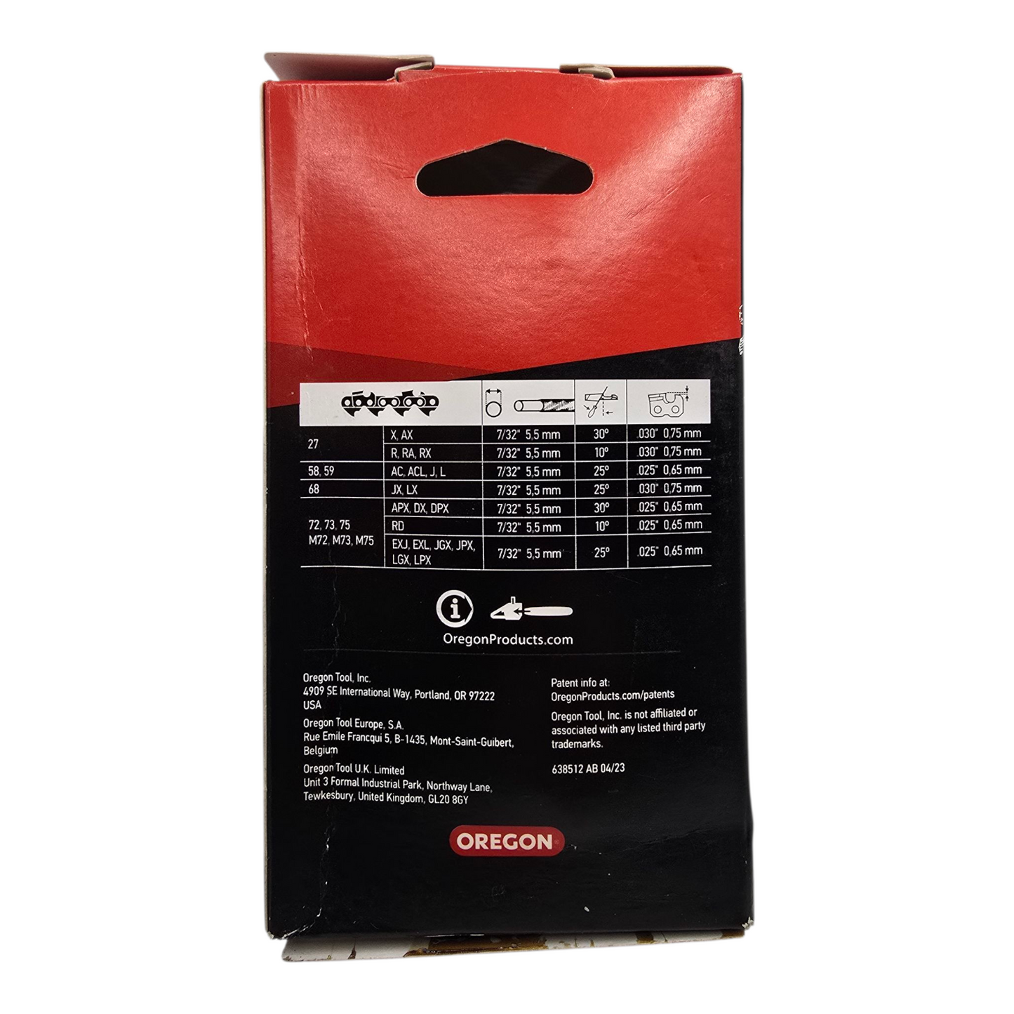 Oregon 73DPX084 Chainsaw Chain 3/8" .058" 84DL Genuine