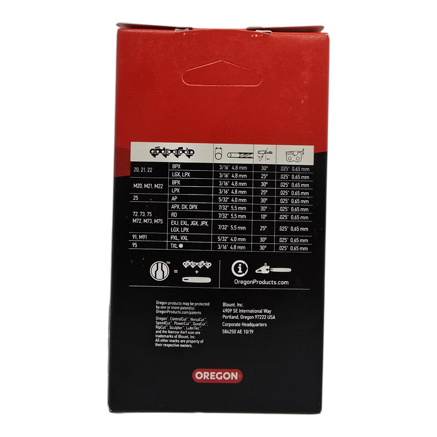 Oregon 73LPX060 Chainsaw Chain 3/8" .058" 60DL Genuine