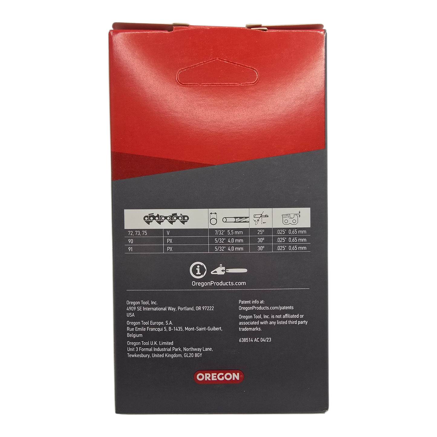 Oregon 91PX052 Chainsaw Chain 3/8LP"  .050" 52DL Genuine
