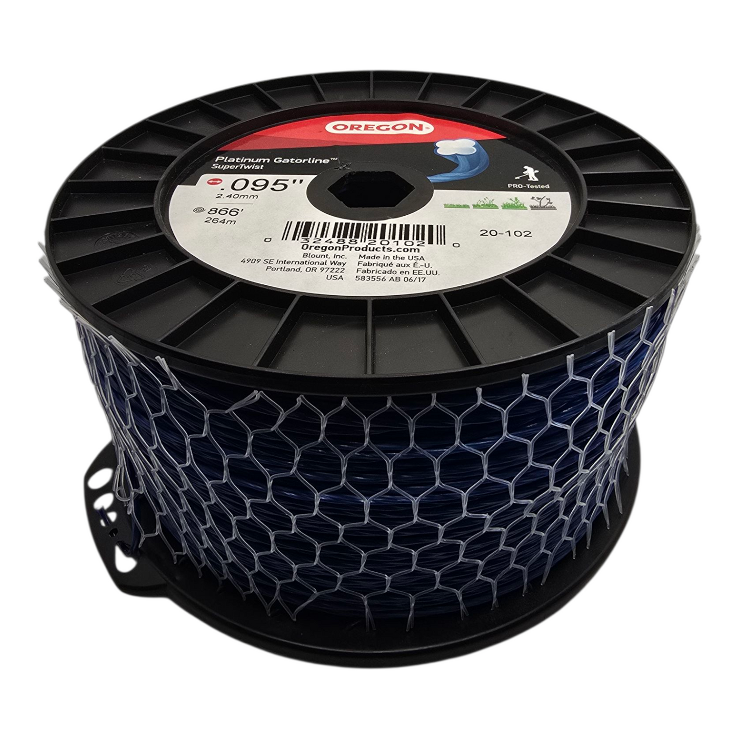 Oregon Platinum GatorLine Super-Twist 2.4mm x 264m Genuine