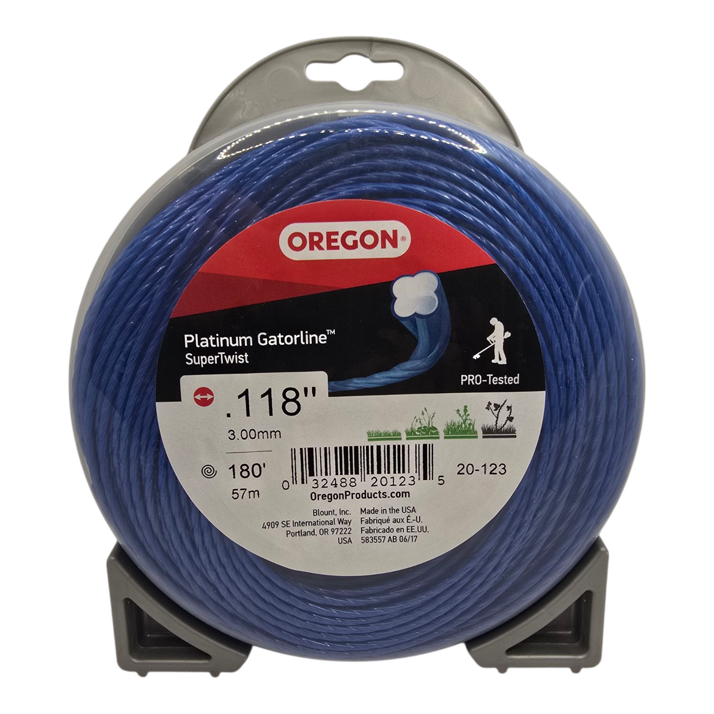 Oregon Platinum GatorLine Super-Twist 3mm x 57m Genuine