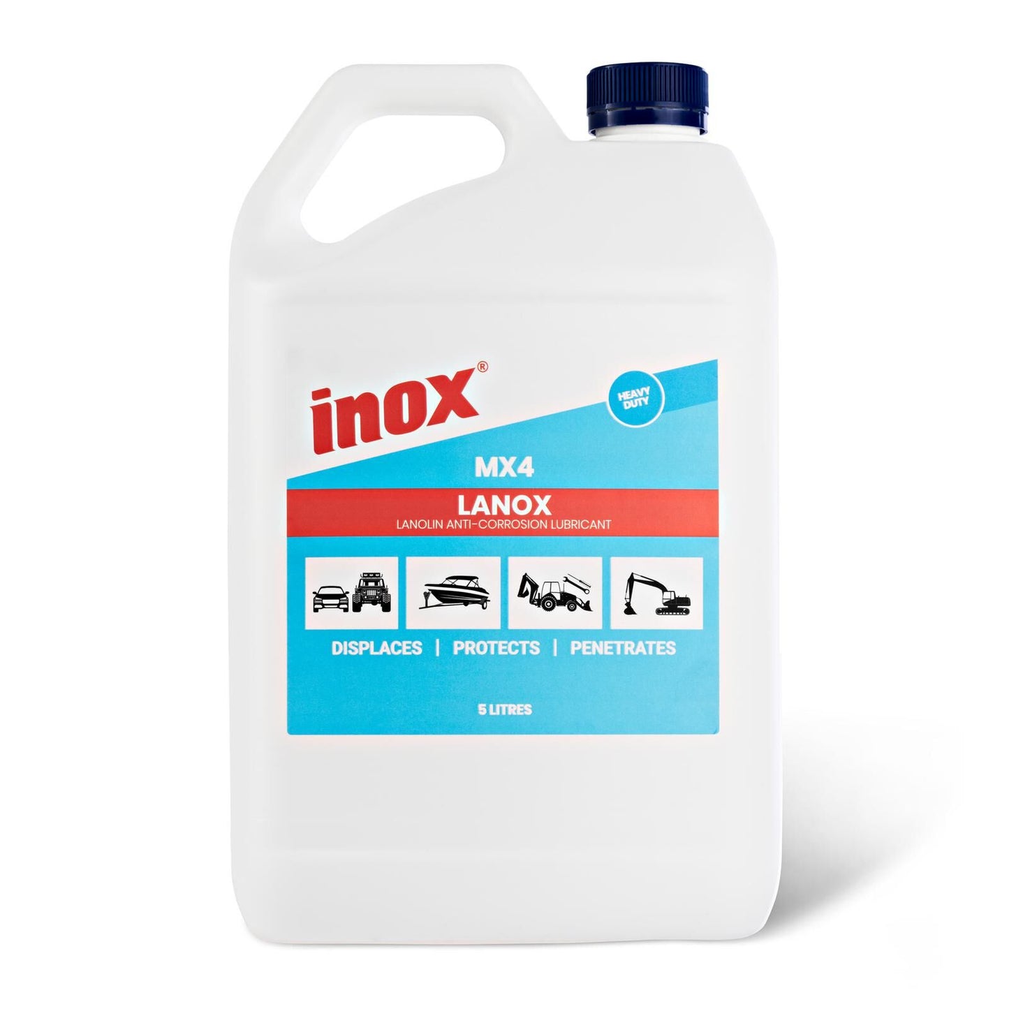 Inox Lanox MX4 Lanolin Lubricant Spray 5L  Australian Made