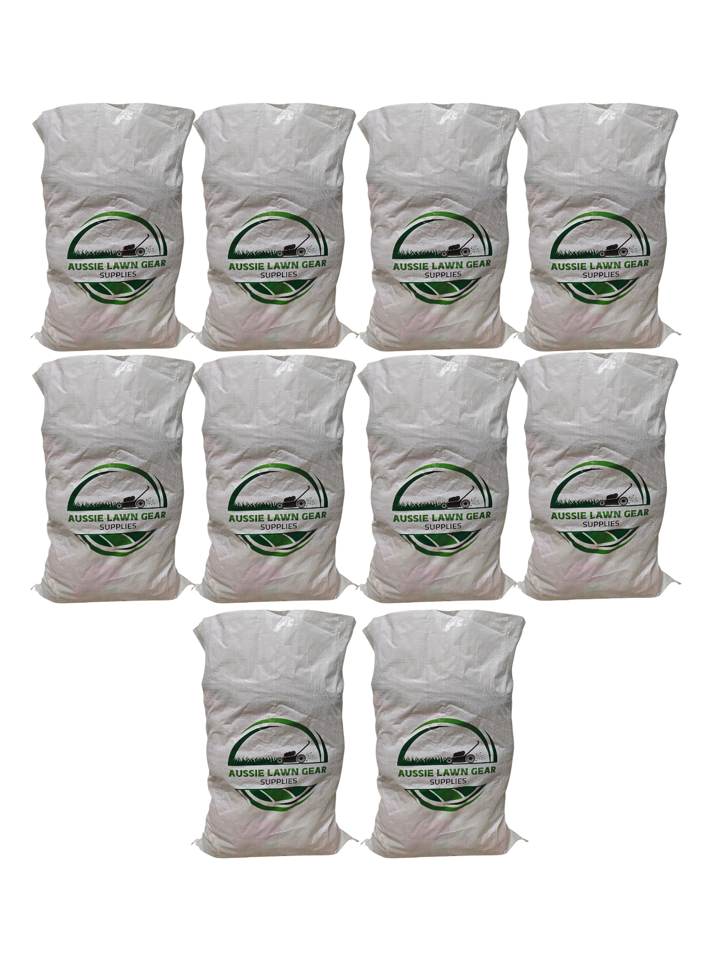 10x Large Polypropylene Woven Grass Clippings Lawn Leaf Garden Waste Chaff Bags