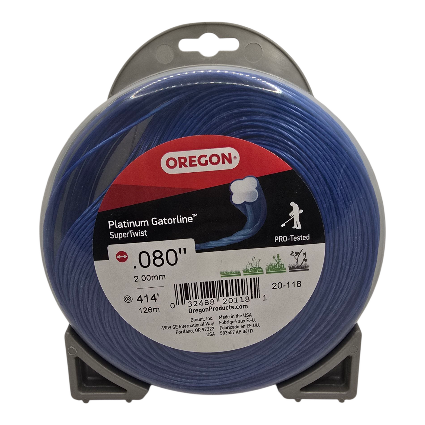 Oregon Platinum GatorLine Super-Twist 2mm x 126m Genuine