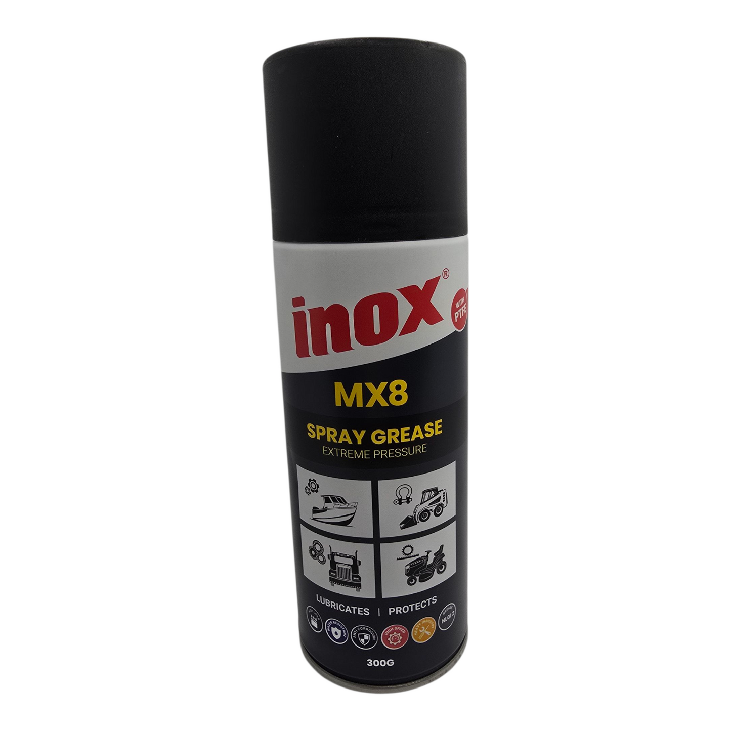 Inox MX8 Extreme Pressure High Temp PTFE Spray Grease 300g AUSTRALIAN MADE