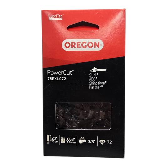 Oregon 75EXL072 Chainsaw Chain 3/8"  .063" 72 DL Genuine