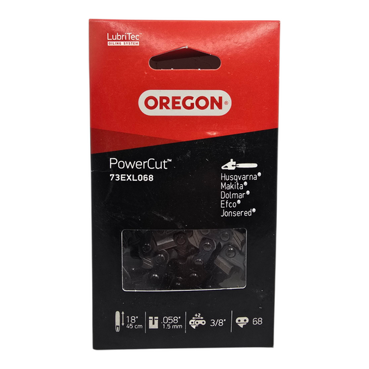 Oregon 73EXL068 Chainsaw Chain 3/8" .058" 68 DL Genuine